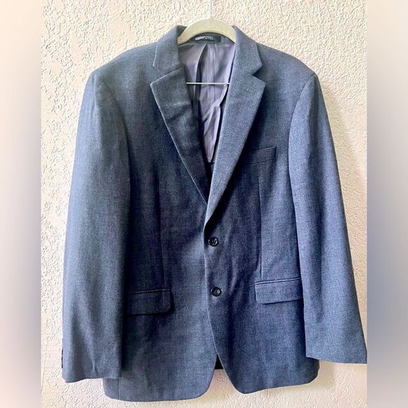 Lauren Ralph Lauren Sport coat Men’s 40R Gray 100% Wool 2 Button Front - Picture 1 of 11